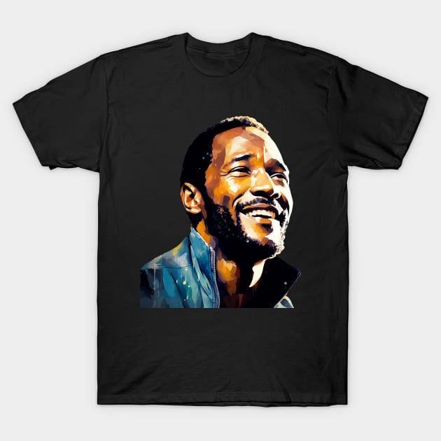 Marvin Gaye Smile T-Shirt by williamsmith